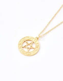Collar Zodíaco Estrella Baño De Oro