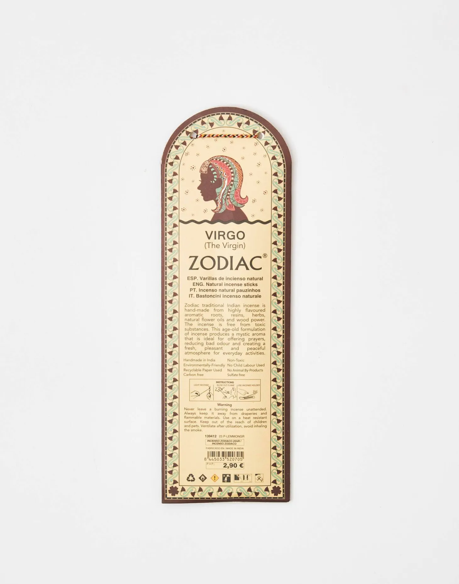 Incienso Zodiaco 25gr