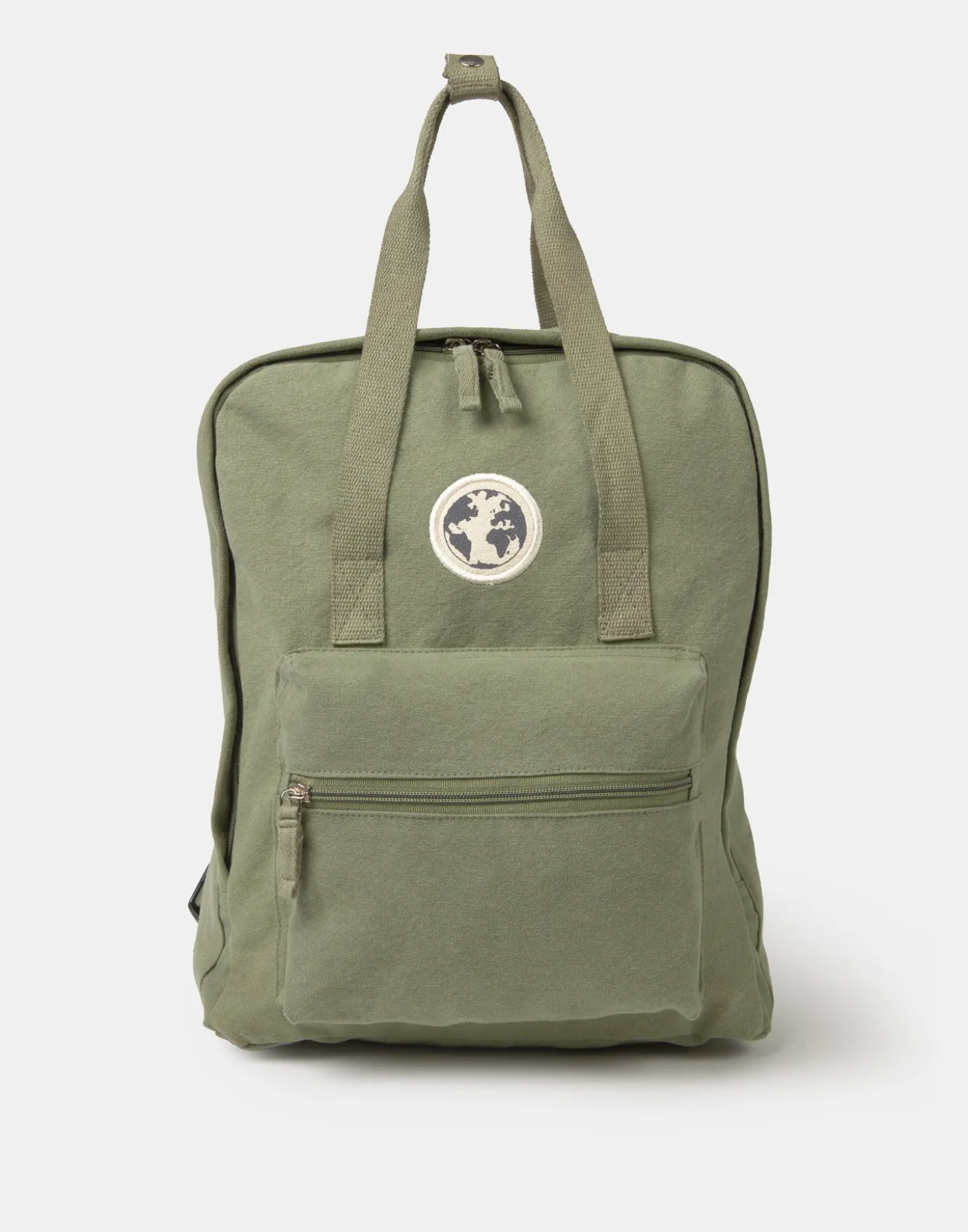 Mochila Cuadrada Canvas Lavado