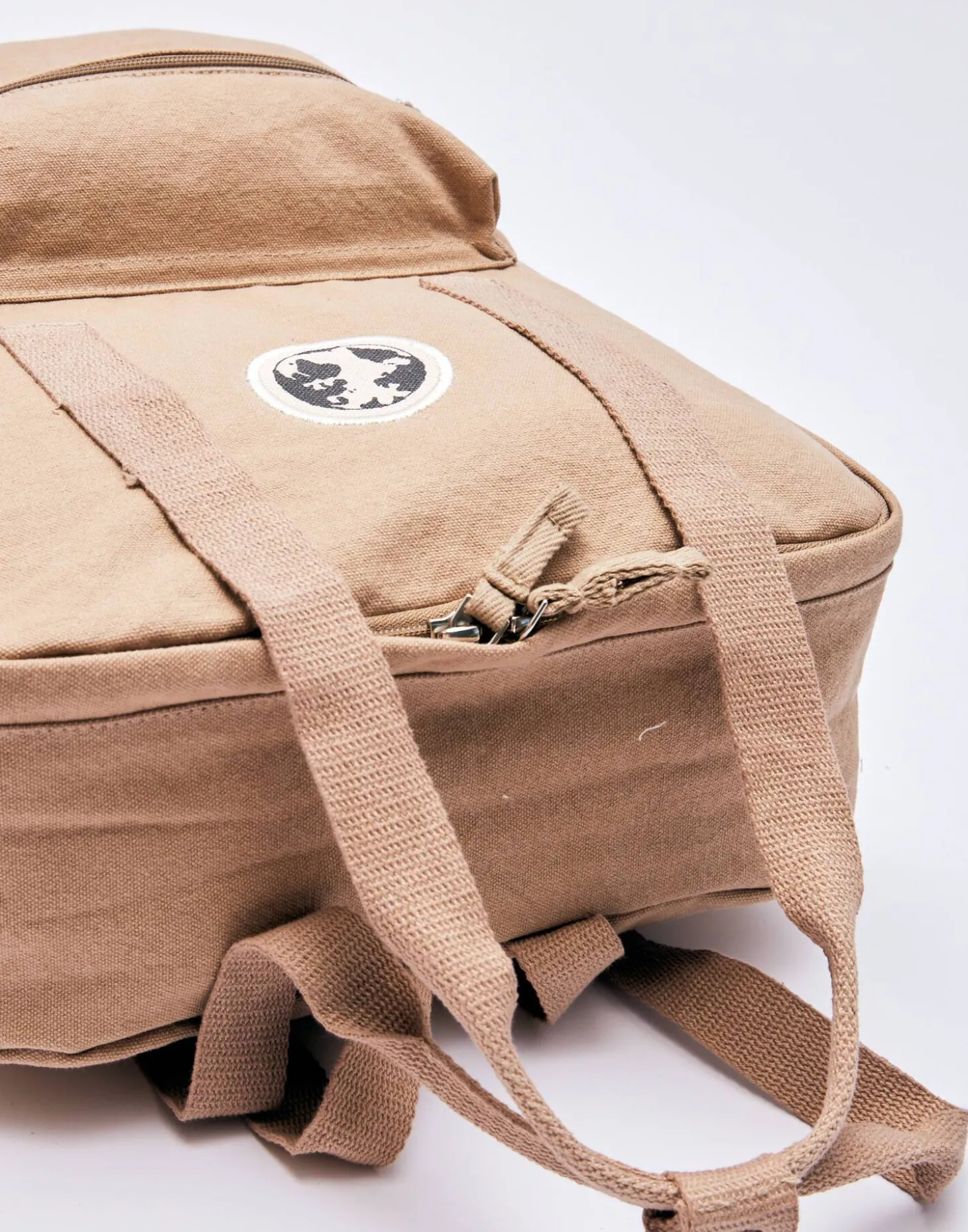 Mochila Cuadrada Canvas Lavado