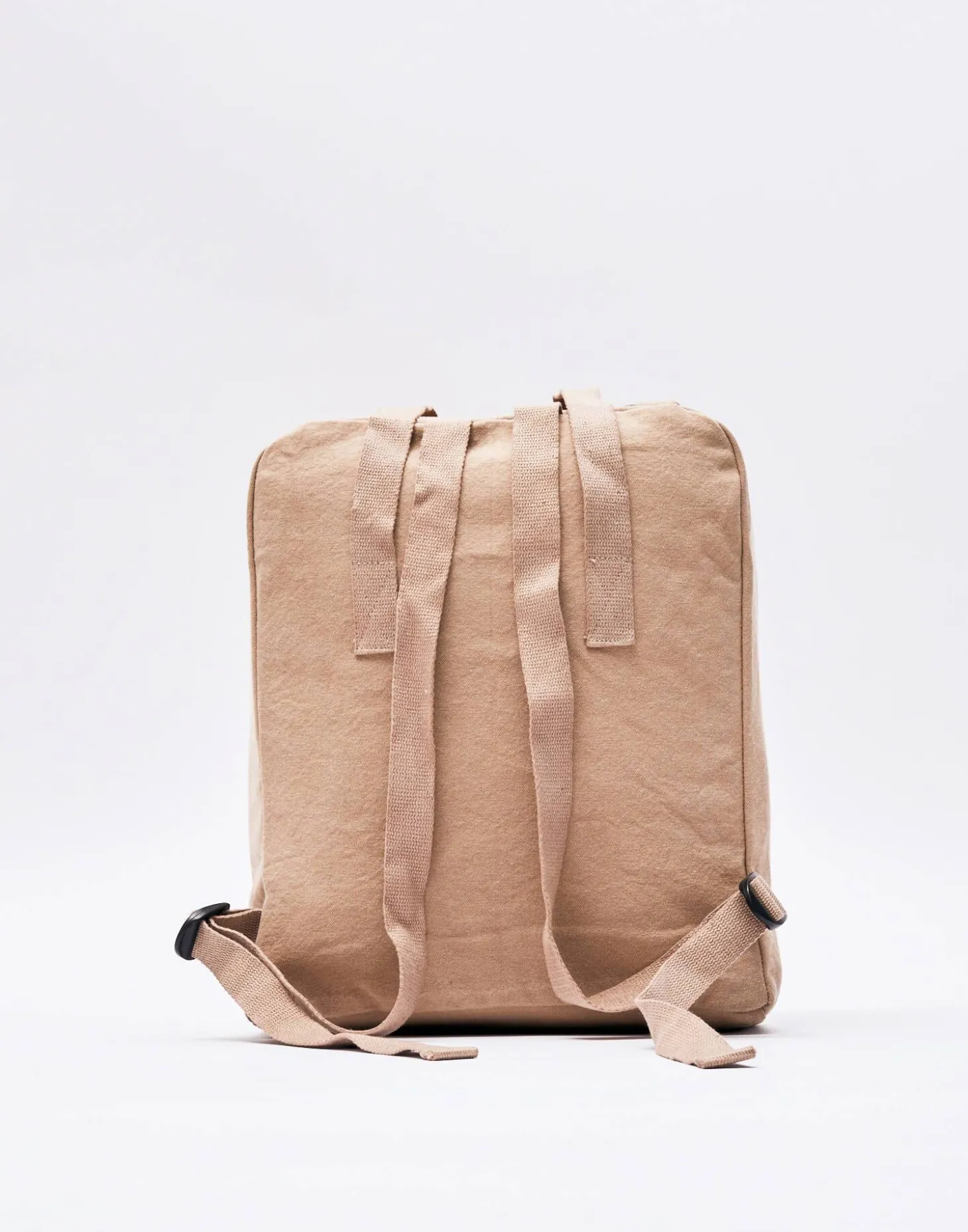 Mochila Cuadrada Canvas Lavado