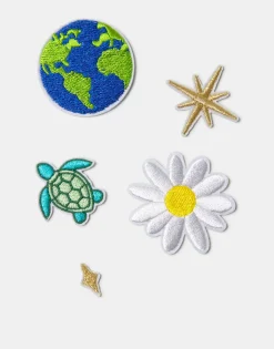 Set De 5 Parches Earth